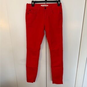 Comptoir Des Cotonniers Red Skinny Jeans